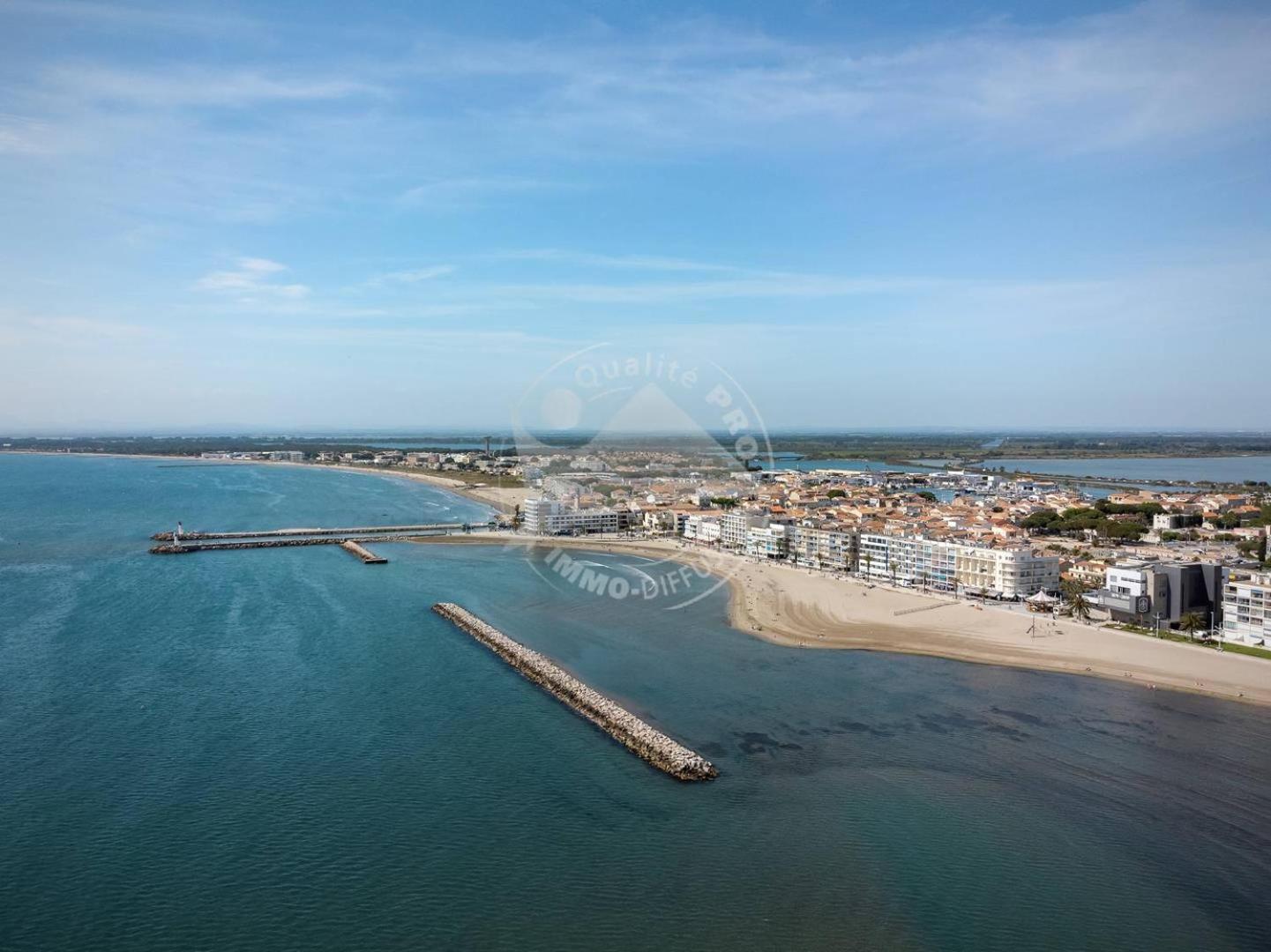 As19003- P4 A 400M De La Plage Avec Garage 2 Voitures Le Grau-du-Roi Exteriör bild